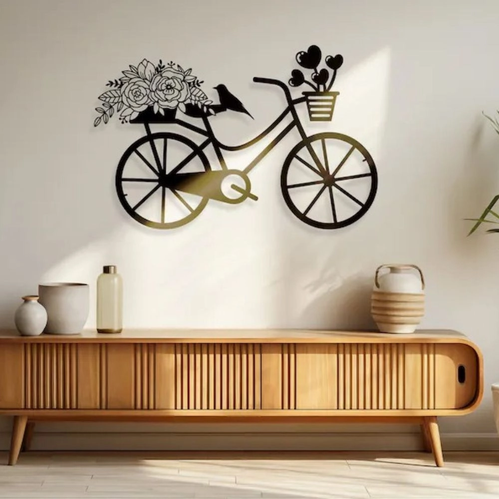 Metal Bicycle Wall Decor (WD113)